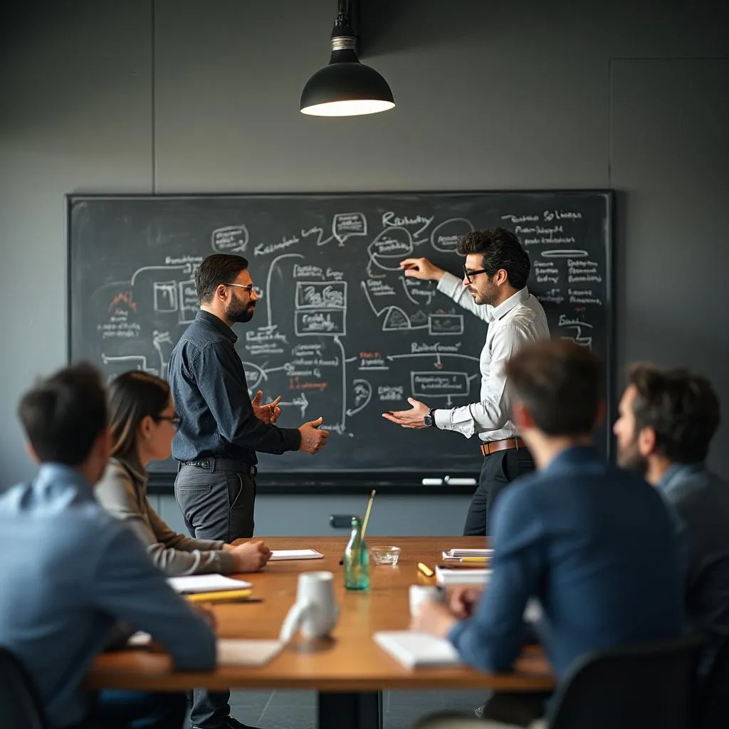 Equipo de ConsultAr en sesión estratégica