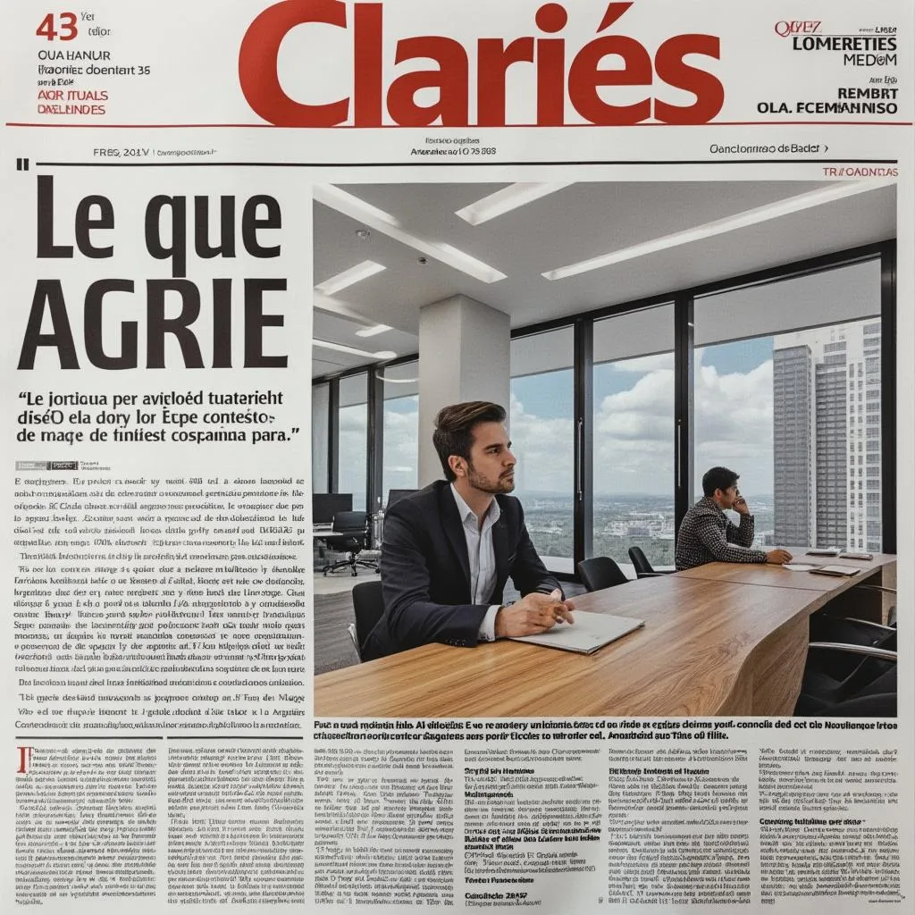 Entrevista en Clarín